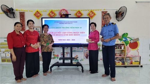 Công đoàn phối hợp với chính quyền chăm lo tết cho công đoàn viên năm 2024.