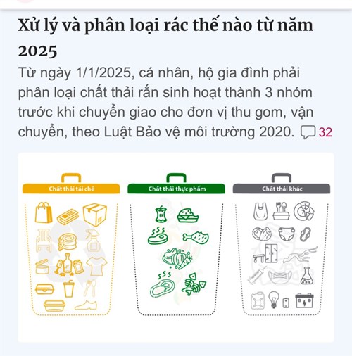 Xử lý và phân loại rác thế nào từ năm 2025