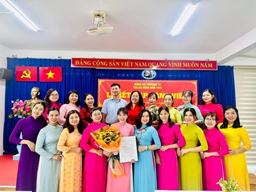 Lễ kết nạp đảng viên mới tháng 7/2024
