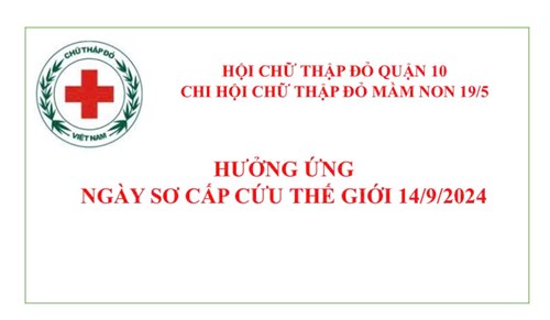 Hưởng ứng ngày sơ cấp cứu thế giới 14/9/2024