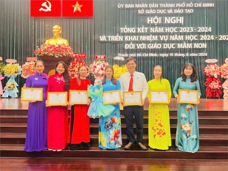 Hội nghị tổng kết năm học 2023-2024 ngành giáo dục mầm non
