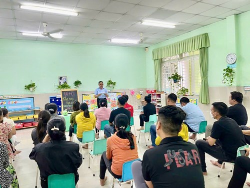 Ngày 01/10/2024, Trường Mầm non 19/8 đã tổ chức đại hội cha mẹ học sinh tại các nhóm lớp năm học 2024 - 2025. Đây là cơ hội để xây dựng mối liên kết chặt chẽ giữa nhà trường, giáo viên và cha mẹ sinh sinh trong việc chăm sóc, giáo dục trẻ, hướng đến mục tiêu chung là phát triển toàn diện cho trẻ./.