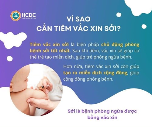 Bệnh sởi là gì? vì sao phải tiêm vắc xin sởi?
