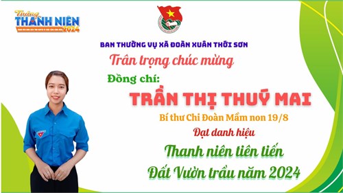 Gương  Thanh niên tiên tiến Đất Vườn trầu  cấp xã năm 2024
🌱Chúc mừng 3 đồng chí của chi đoàn 19/8 nằm trong danh sách  Gương “thanh niên tiên tiến Đất Vườn trầu” cấp xã 2024