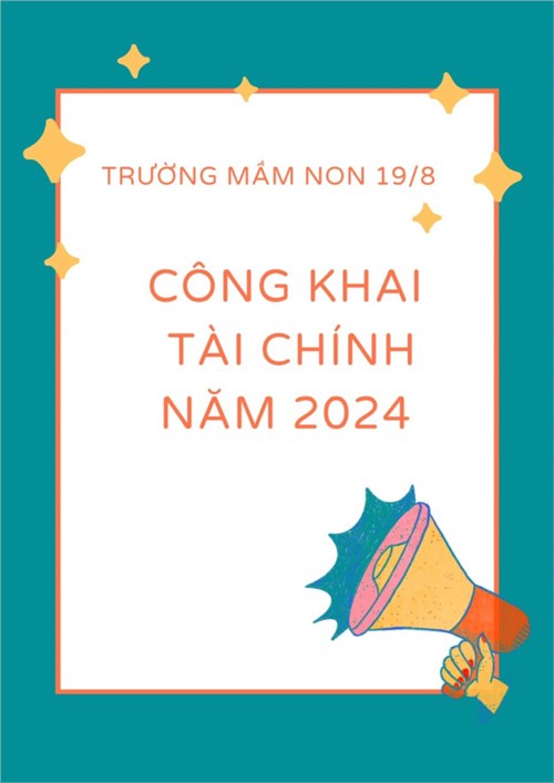 Công văn số 35/MN-19/8 ngày 11 tháng 7 năm 2024 của Trường Mầm non 19/8 về việc công khai thực hiện thu - chi ngân sách nhà nước quý 2 năm 2024