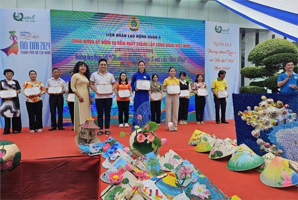 Hội thi Trang trí nón lá cấp Quận - Năm 2024