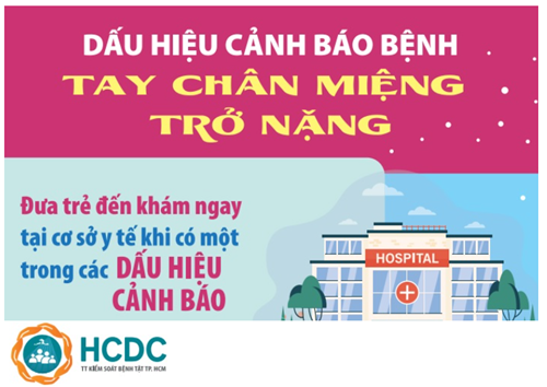Dấu hiệu cảnh báo bệnh tay chân miệng trở nặng