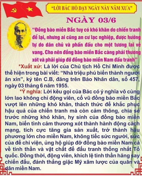 Lời Bác dạy ngày 03/6/2024