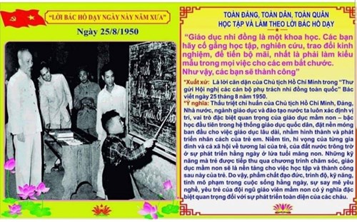 Lời Bác dạy ngày 25/8/2024