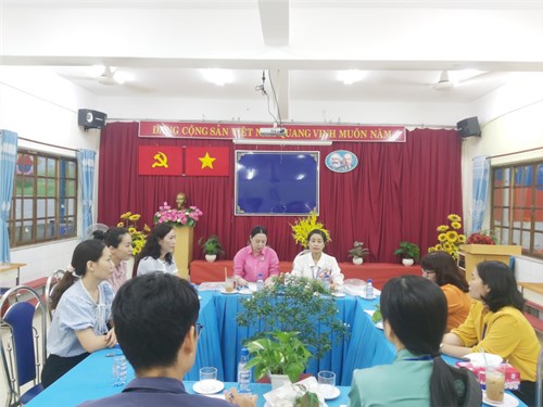 Ngày 10/01/2023 trường Mầm non 24B đón đoàn kiểm tra y tế học đường.