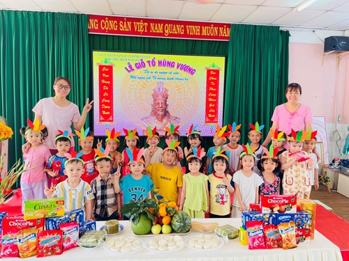 Lễ Giỗ tổ Hùng Vương của các bé Mầm 2