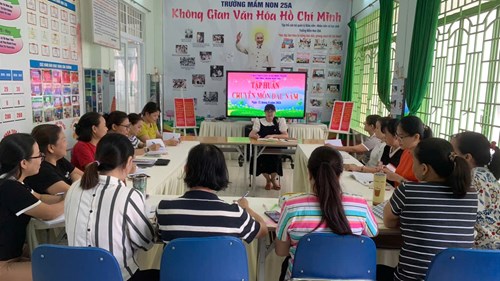 Họp triển khai tập huấn công tác Chuyên môn đầu năm học 2024 -2025