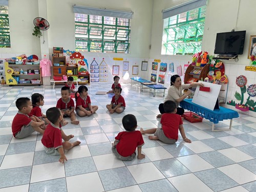 Hđgd: so sánh dài hơn, ngắn hơn - độ tuổi mg 3-4 t
lớp mầm 6