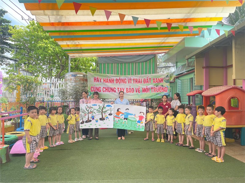 Trường Mầm non 28 tham gia Cuộc thi sáng tác phim ngắn với chủ đề  Hành động xanh - Trường học xanh  năm 2024