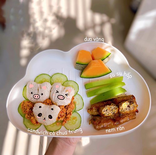Thực đơn tuần từ 06/05 -> 10/05/2024 của các bé