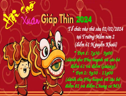 Thời gian Hội chợ Xuân Giáp Thìn 2024