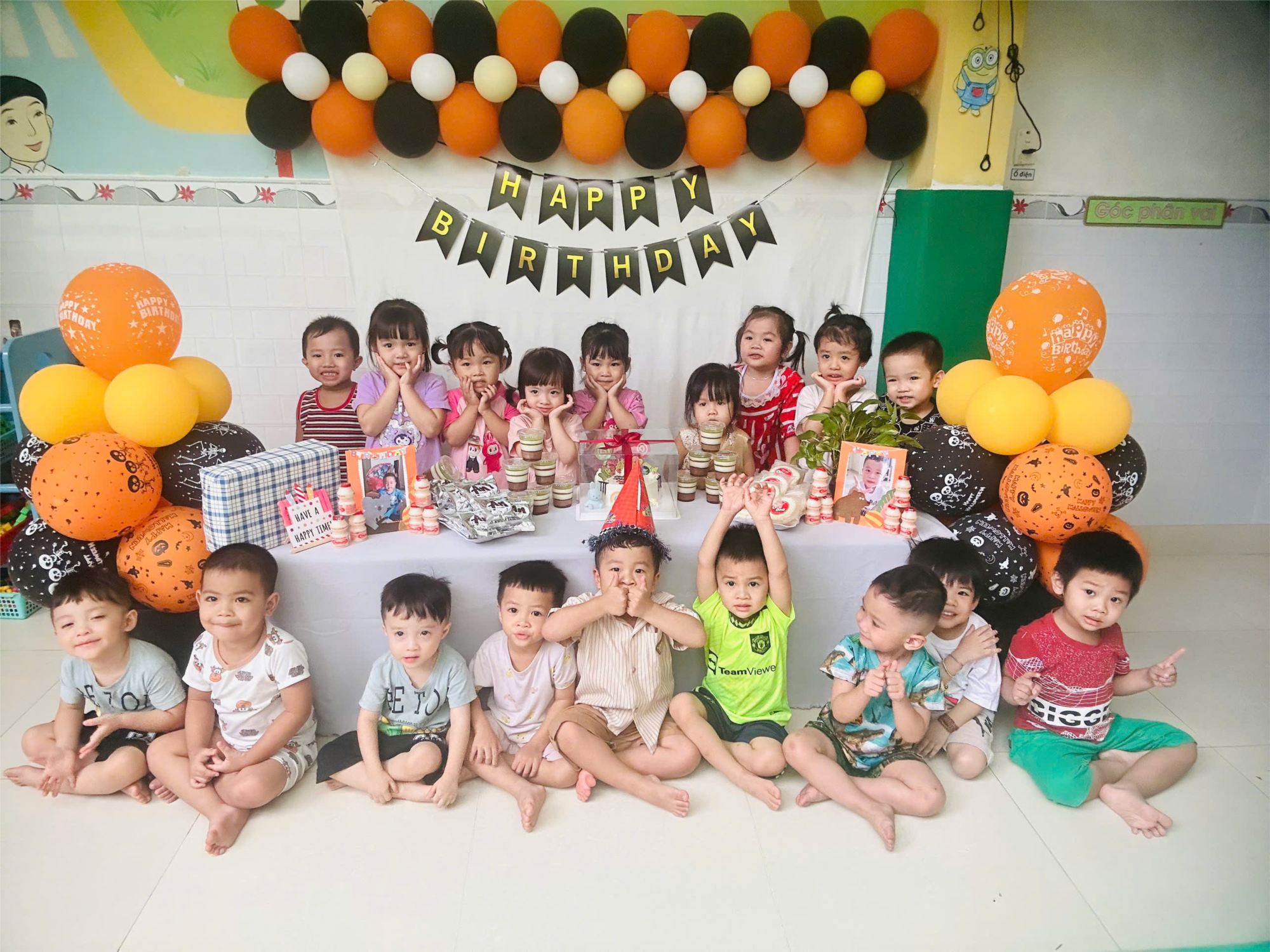 🎉🎉Chúc mừng sinh nhật 🎁🎂🎂bé yêu tuổi lên 3 !!!🍰🍰🍰
Thương chúc các bé thêm tuổi mới thêm ngoan và vâng lời ông bà ba mẹ nhé!!!!!
## Cùng con lớn khôn
## Lớp  Mầm 3
## Yaourt trái cây