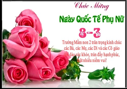 Chúc mừng Ngày Quốc tế Phụ nữ 8/3