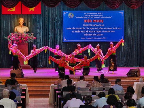 Tiết mục văn nghệ phục vụ Hội nghị