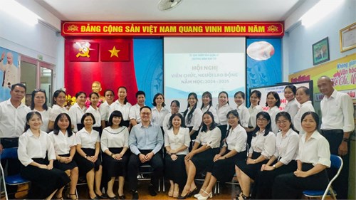Hội nghị Viên chúc- Người lao động Trường Mầm non 2/9. Năm học 2024-2025