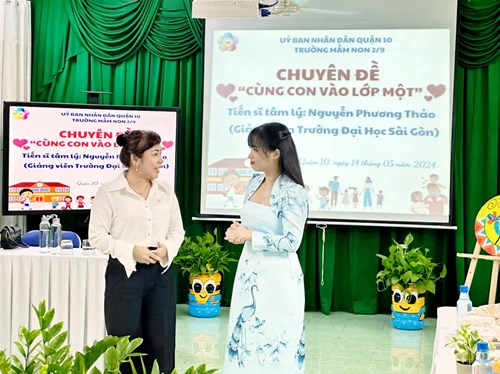 chuyên đề “Hướng dẫn cha mẹ chuẩn bị cho trẻ 5 tuổi sẵn sàng vào lớp Một”