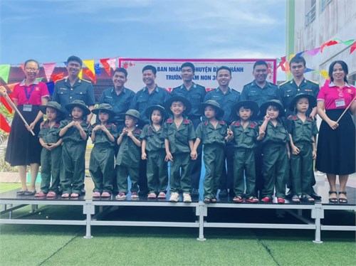 Trường MN 30-4 thực hiện tổ chức kế hoạch số 371/KH-MN30-4 ngày 05/12/2023 NGÀY HỘI “CHÁU YÊU CHÚ BỘ ĐỘI”
NĂM HỌC: 2023 – 2024
