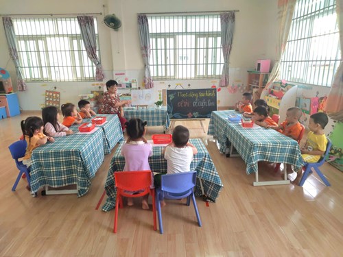Hoạt động tạo hình. Đề tài: VẼ CUỘN LEN.Lớp:3-4 tuổi(2)