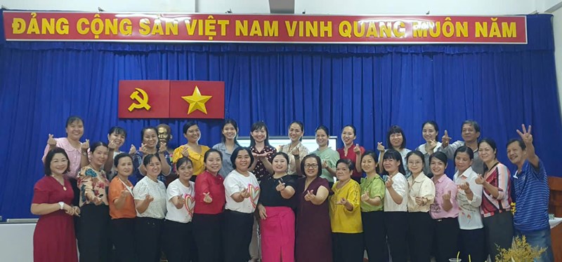 CĐCS Mầm non 3, tổ chức họp mặt mừng ngày Phụ nữ Việt Nam 20/10