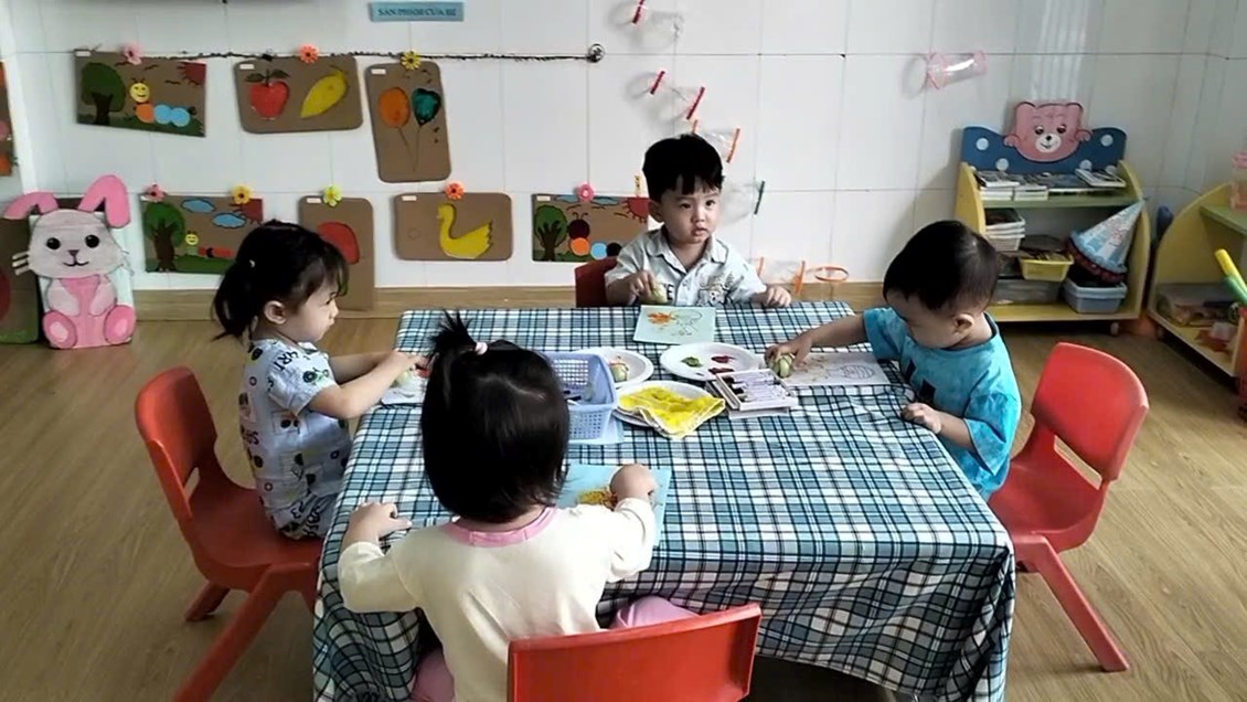 Đề Tài: Những Tấm Thiệp Xinh ( Nhà Trẻ 24 - 36 tháng)