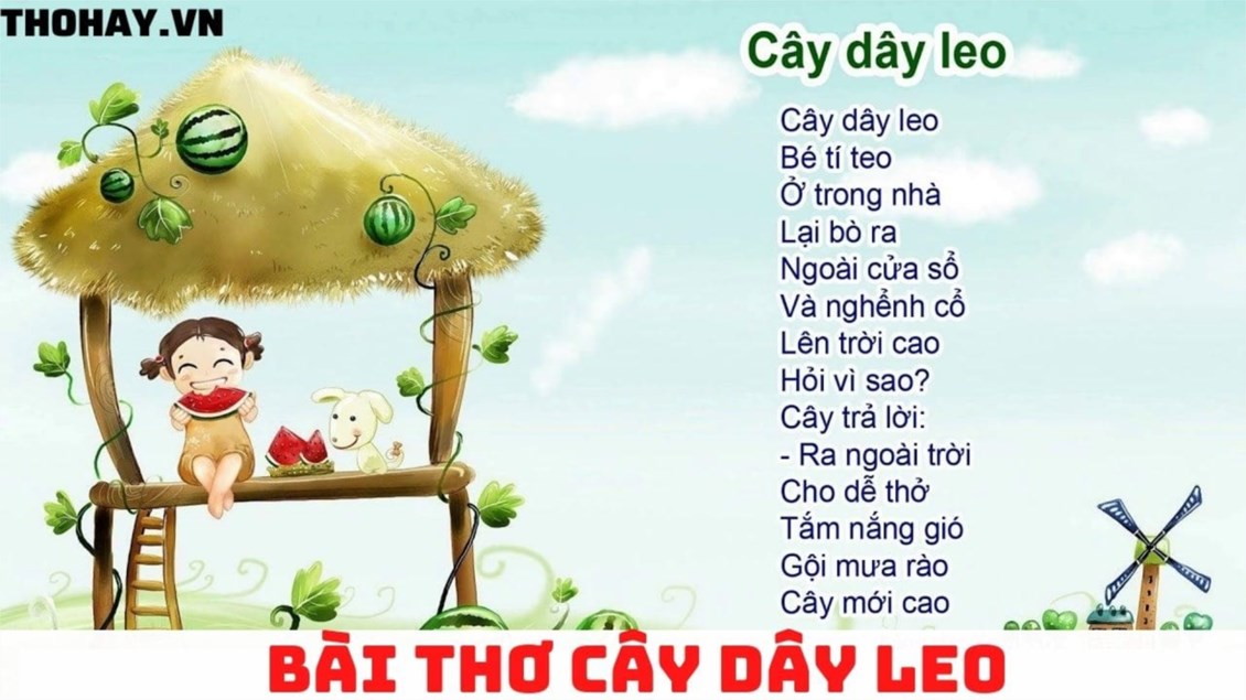 Bài thơ  Cây dây leo 