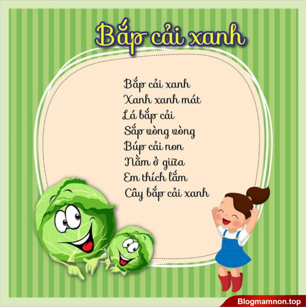 Thơ  Bắp cải xanh 