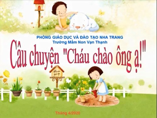 Chuyện  Cháu chào ông ạ 