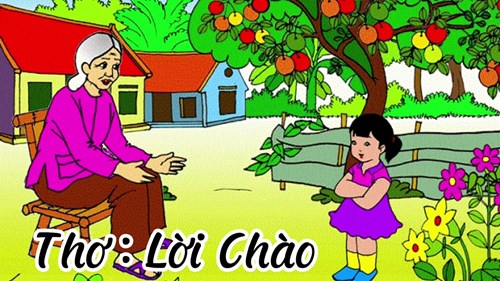 Bài thơ   Lời chào 