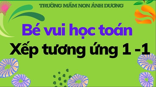 Xếp tương ứng 1-1