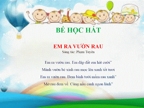 Bài hát   Em ra vườn rau 
