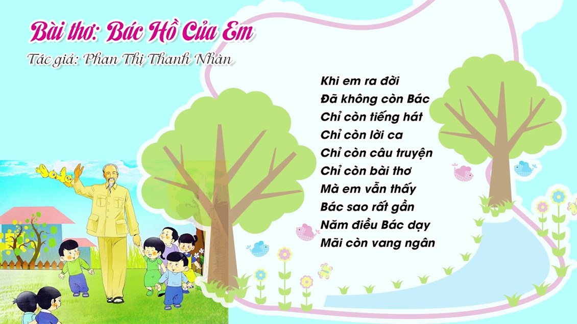 Bài thơ Bác Hồ của em