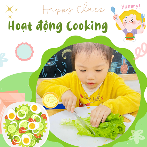 Dạy trẻ cách làm salad