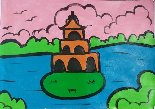Tô màu Hồ Gươm