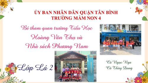 Video hoạt động trải nghiệm tham quan trường tiểu học và tham quan nhà sách