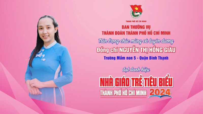 Chúc mừng nhà giáo trẻ tiêu biểu thành phố hồ chí minh năm 2024