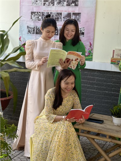 Thông điệp  “Sách mang đến kiến thức cùng sự khám phá và những trải nghiệm sâu sắc. Đọc sách hôm nay, thành công mai sau”