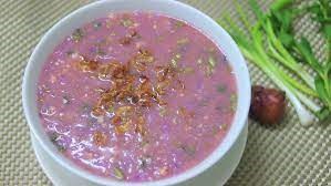 Khoai mỡ nấu tôm khối Mầm