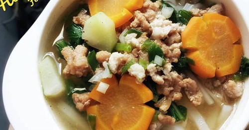 Hủ tiếu tôm khối Mầm