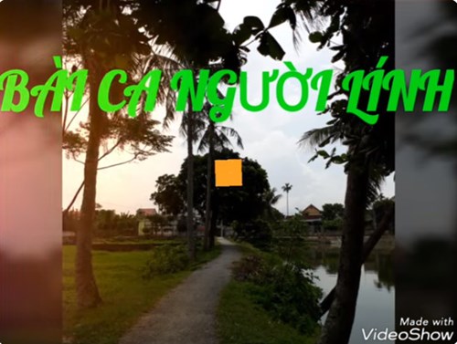 Bài thơ: Ca binh lính khối Mầm