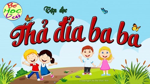 Bài : thả đỉa ba ba khối lá