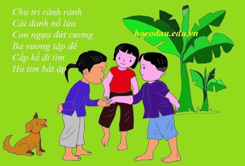 Bài đồng dao khối lá : chi chi chành chành