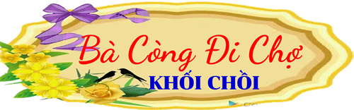 Đồng dao bà còng đi chợ - khối chồi