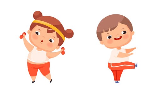 Bài tập thể dục đơn giản cho trẻ thừa cân, béo phì tập tại nhà.
