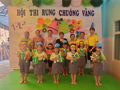 Trường Mầm non 5 - Tổ chức Hội thi Rung chuông vàng cho trẻ Mầm non