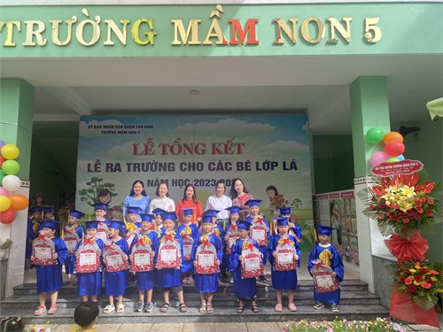 Lễ tổng kết, lễ ra trường cho các bé lớp lá
 năm học 2023-2024